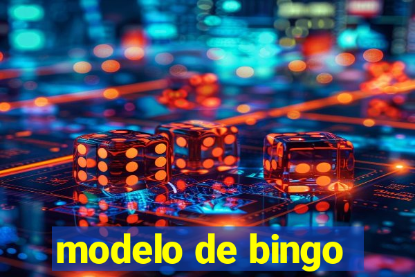 modelo de bingo