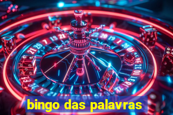 bingo das palavras