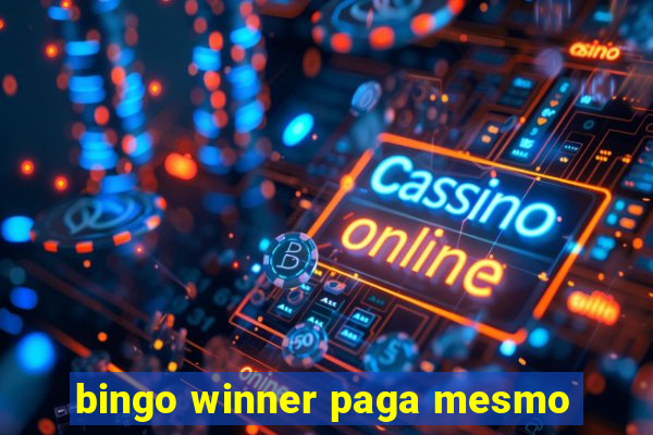 bingo winner paga mesmo