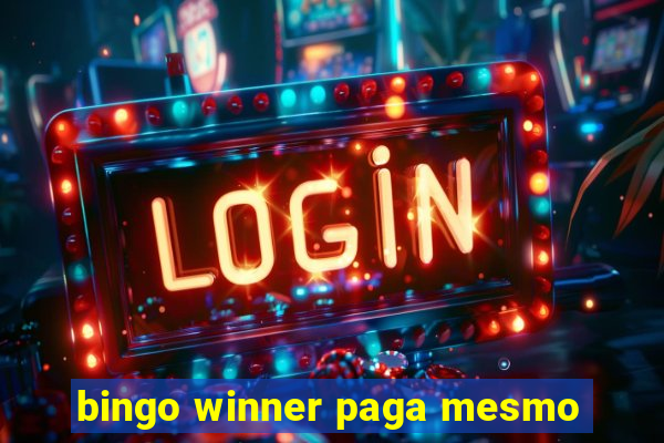 bingo winner paga mesmo