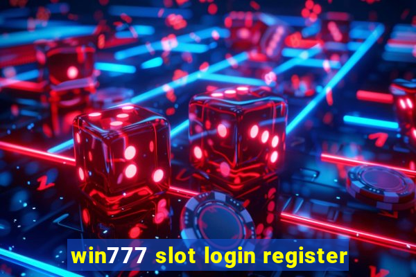 win777 slot login register