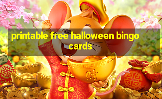 printable free halloween bingo cards