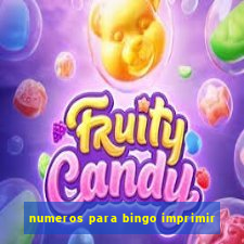 numeros para bingo imprimir