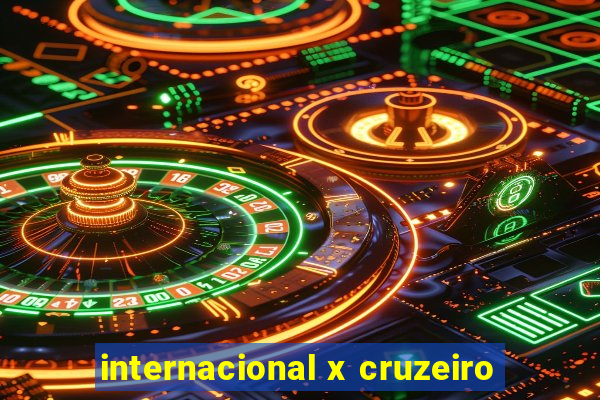 internacional x cruzeiro