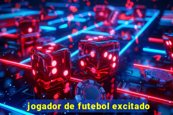 jogador de futebol excitado