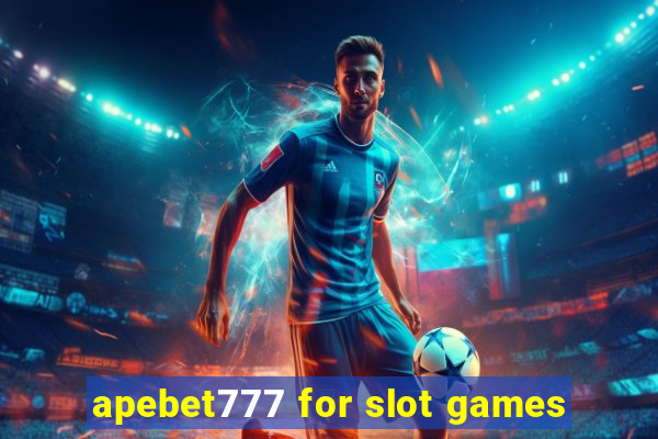 apebet777 for slot games