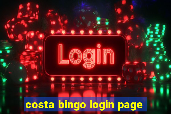 costa bingo login page