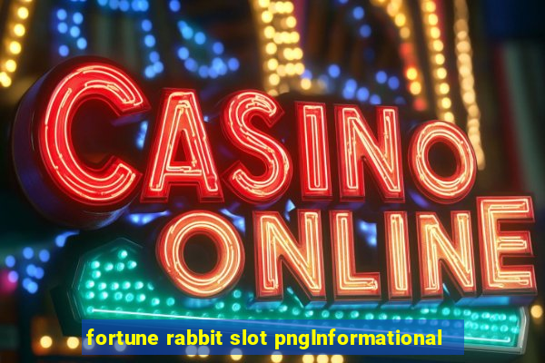 fortune rabbit slot pngInformational