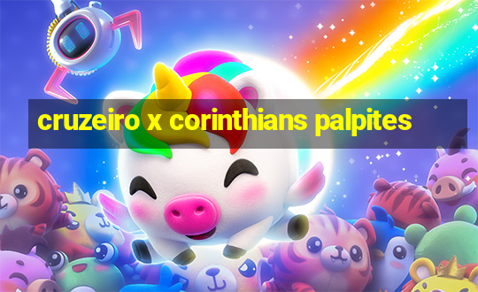 cruzeiro x corinthians palpites