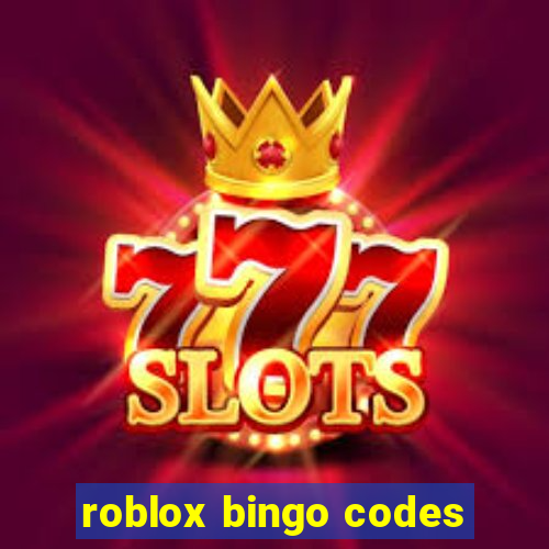 roblox bingo codes