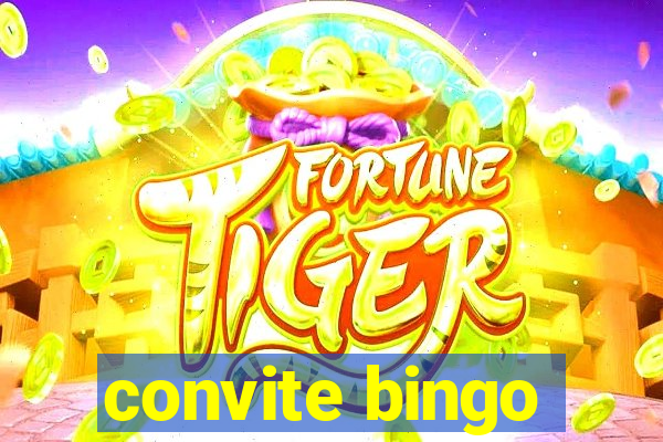 convite bingo