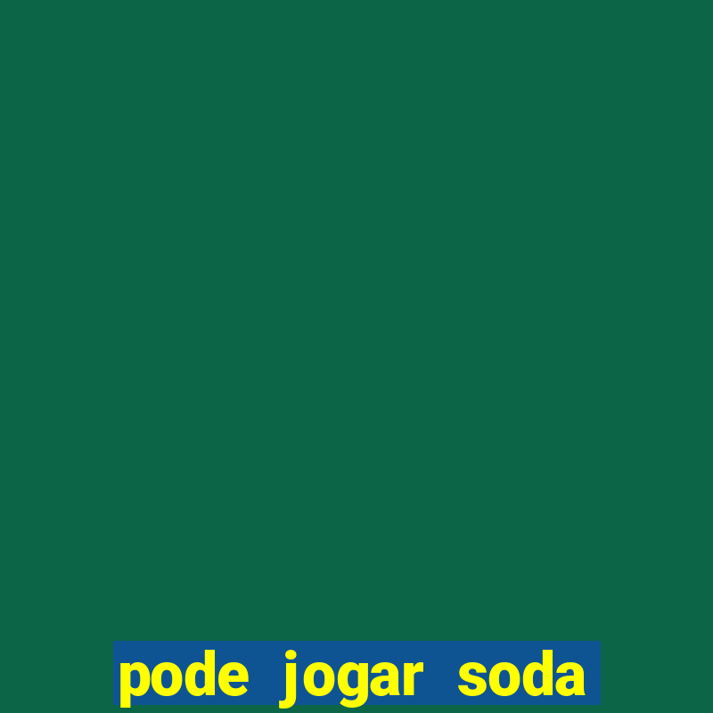 pode jogar soda caustica no vaso