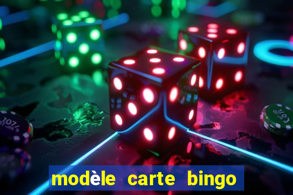 modèle carte bingo quarantaine gratuit