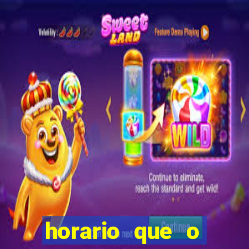 horario que o rabbit paga