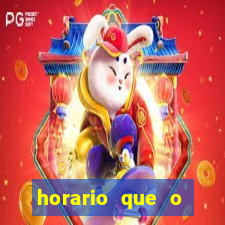 horario que o rabbit paga