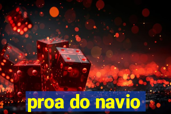 proa do navio