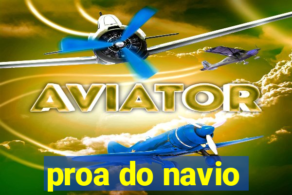 proa do navio