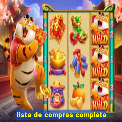 lista de compras completa