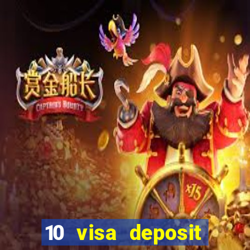 10 visa deposit casinos australia