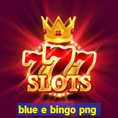 blue e bingo png