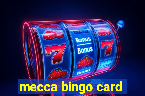 mecca bingo card