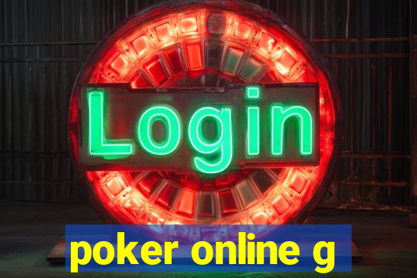 poker online g