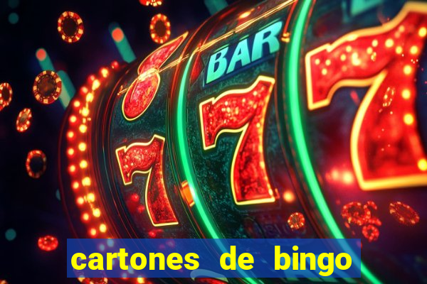 cartones de bingo para imprimir