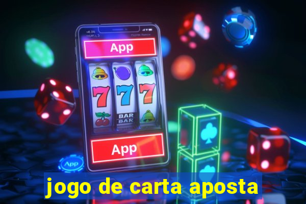 jogo de carta aposta