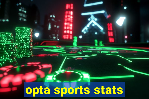 opta sports stats