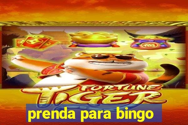 prenda para bingo