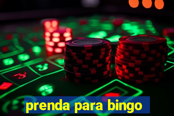 prenda para bingo