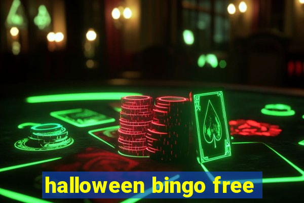 halloween bingo free