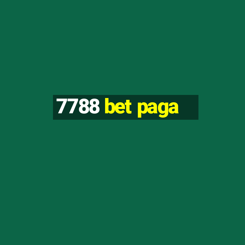 7788 bet paga