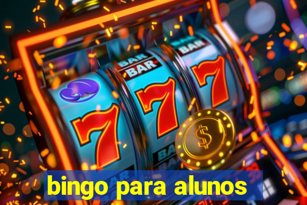 bingo para alunos