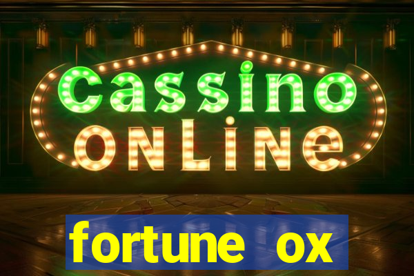 fortune ox plataforma nova