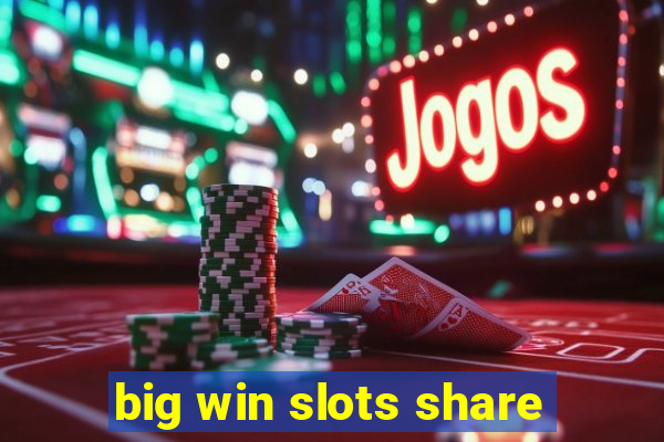 big win slots share