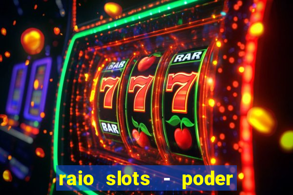 raio slots - poder de zéus