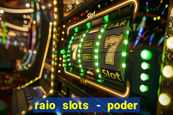 raio slots - poder de zéus