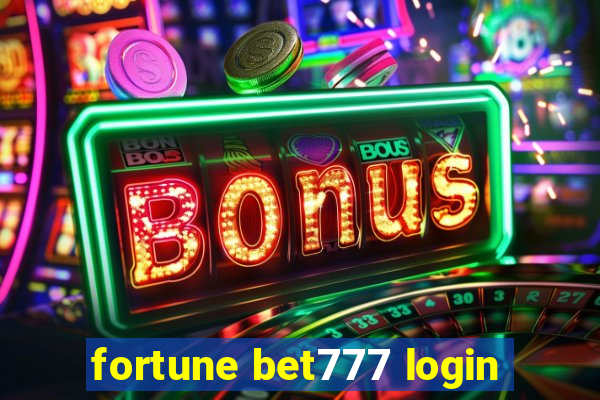 fortune bet777 login