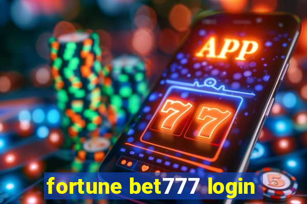 fortune bet777 login