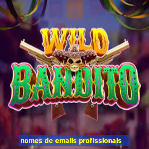 nomes de emails profissionais