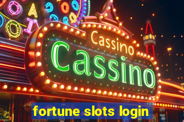 fortune slots login