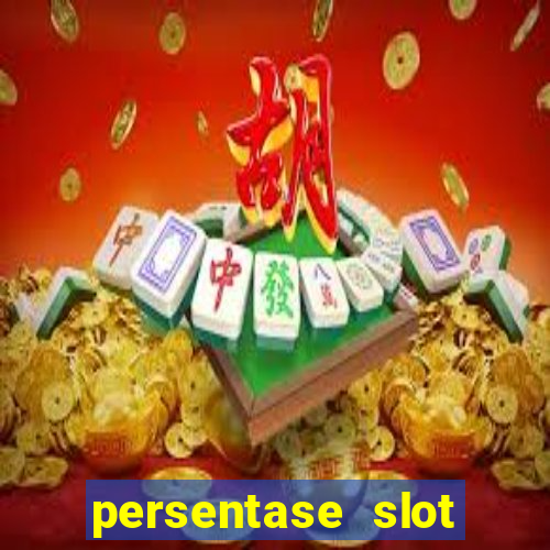 persentase slot hari ini