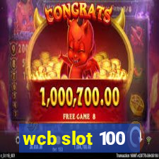 wcb slot 100