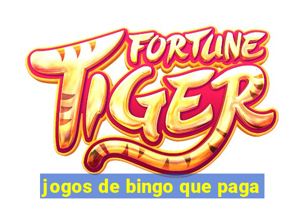 jogos de bingo que paga