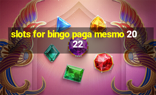 slots for bingo paga mesmo 2022