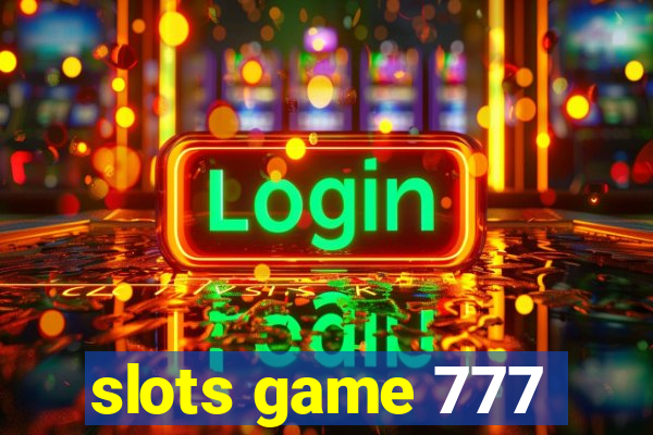 slots game 777