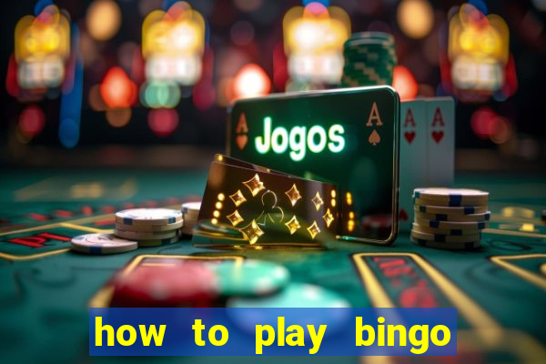 how to play bingo with playing cards