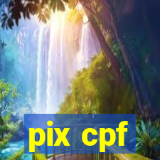 pix cpf