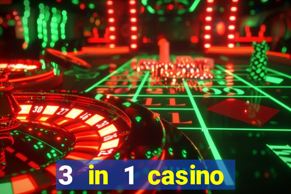 3 in 1 casino game table